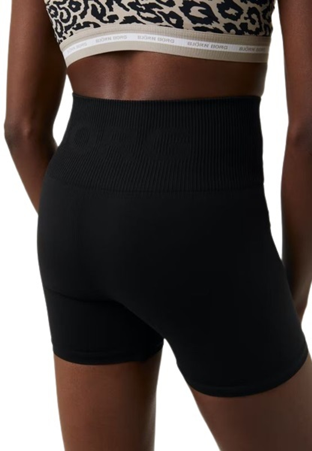 Женские Шорты теннисные Björn Borg Sthlm Seamless Light Shorts - black beauty