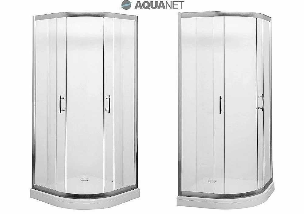Душевой уголок Aquanet Alfa NAA2142 100x100 стекло прозрачное/профиль хром