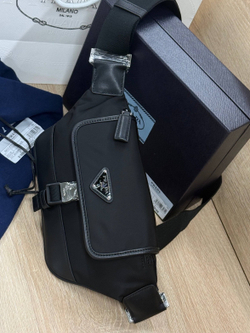 Поясная-нагрудная сумка Prada