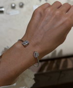 браслет Shine crystal silver