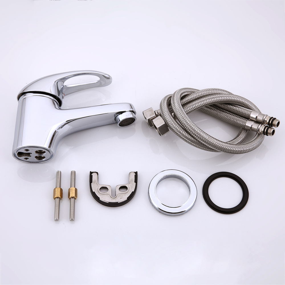 Смеситель для раковины 40к F1003 FRAP (литой, п/гайку, хром, латунь)