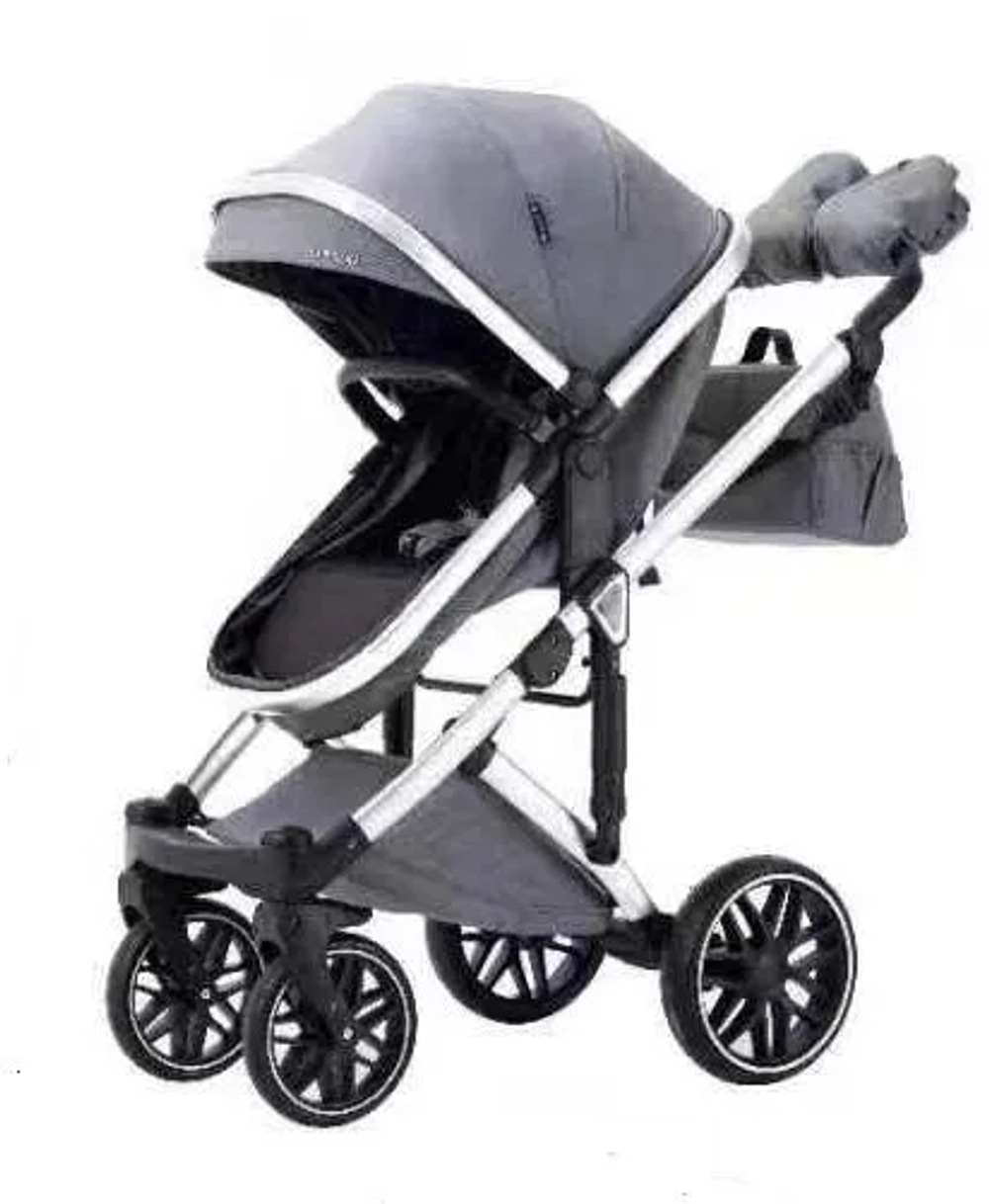 Детская коляска Luxmom F2A 2в1 (серый)