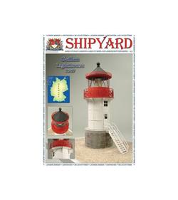 Сборная картонная модель Shipyard маяк Lighthouse Gellen (№39), 1/72