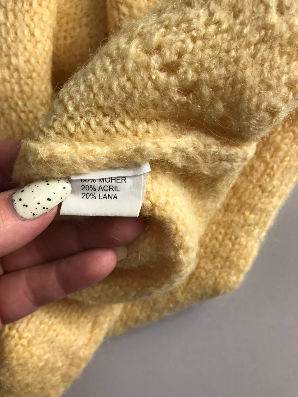 Джемпер мохеровый, визуально на 44 размер