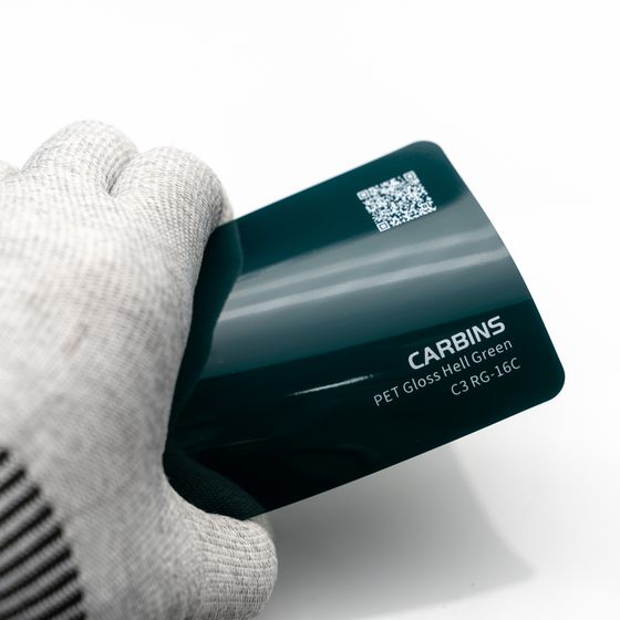 Веер образцов виниловой цветной пленки Carbins