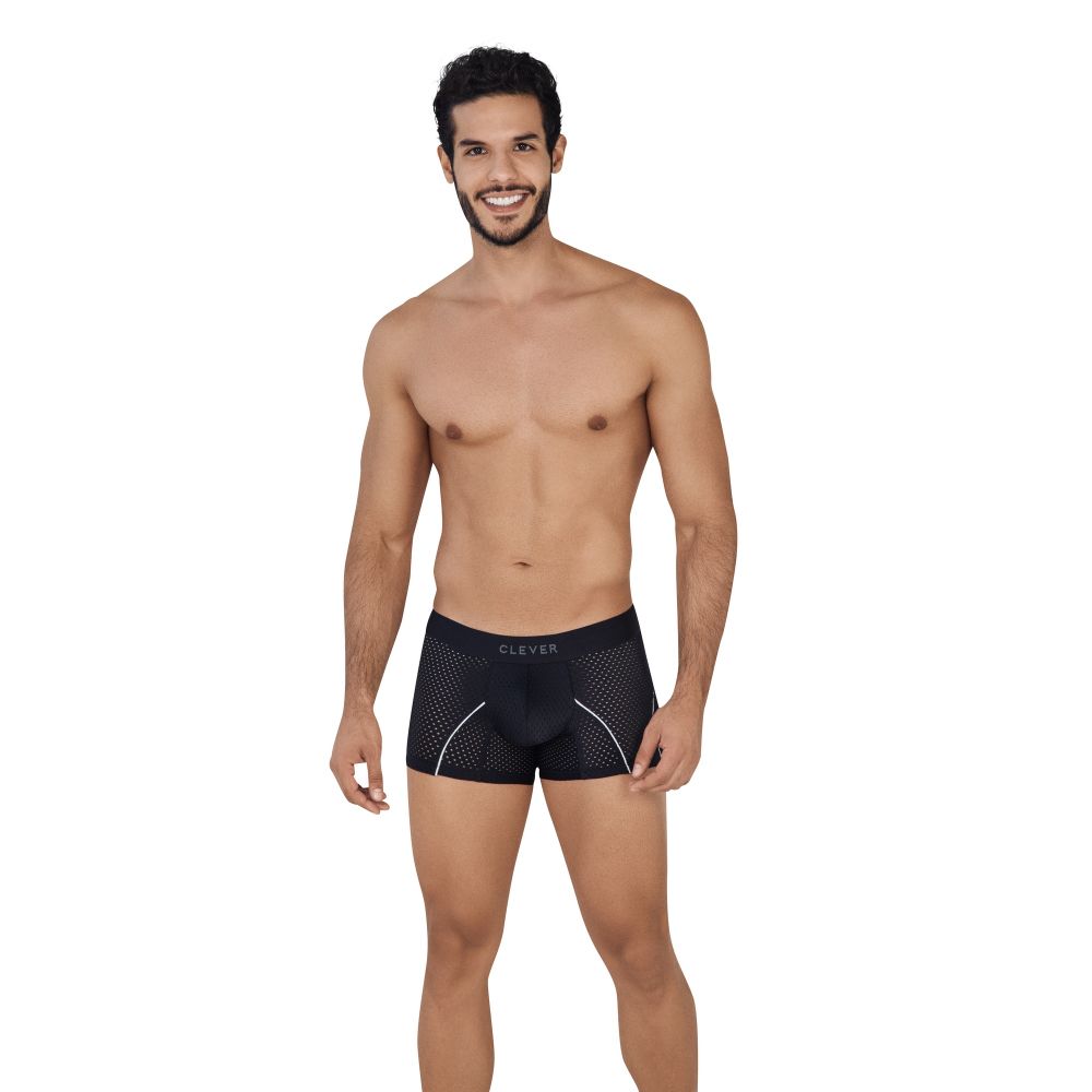 Мужские трусы боксеры черные Clever CLASSIC BOXER 061911