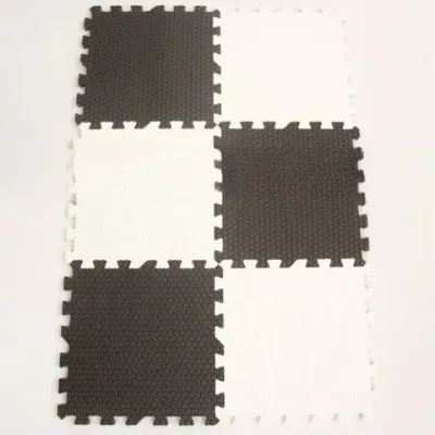 Мягкий пол "Соты" 6 плиток 300x300x14 мм 40 шор