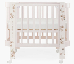 Детская кроватка-трансформер Happy baby Mommy Love в комплекте с расширением 160х70 pink