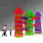 Верёвочный лабиринт «Калейдоскоп Башен»