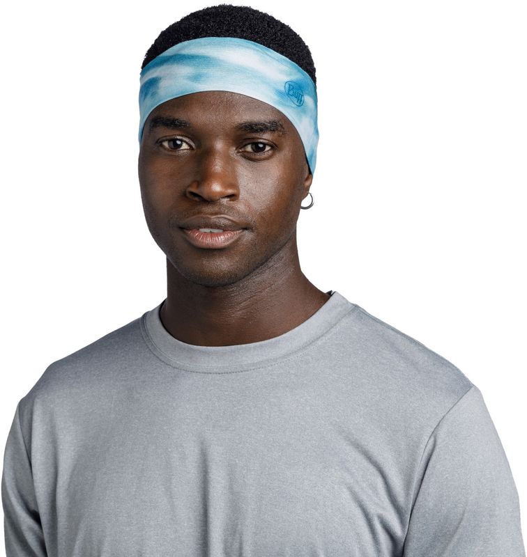 Узкая спортивная повязка на голову Buff Headband Slim CoolNet Newa Pool Фото 3
