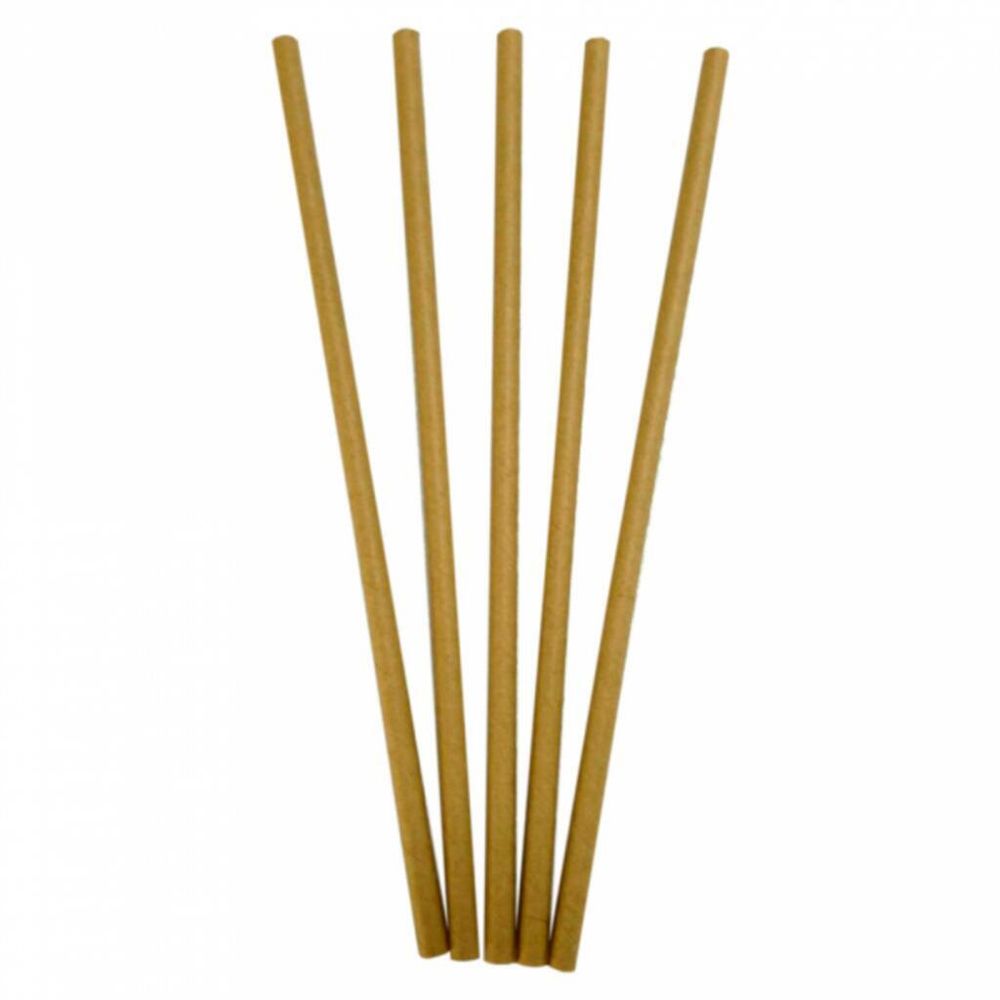 Трубочки 0,6*20 см прямые 250 шт крафт бумага Garcia De Pou