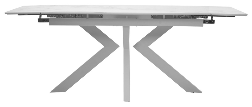 Стол М-City DISAUR Кентукки 3 140 Белый мрамор, стекло, Белый