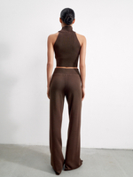 Кроп-топ AMUSE, шоколадный