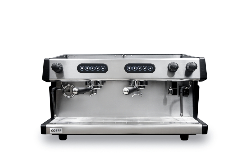 Кофемашина рожковая COFFF LIVE 2 GR A, 2 группы, автомат, черная
