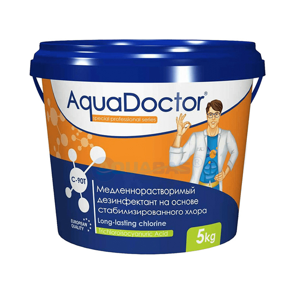 AquaDoctor C-90T медленный хлор (таблетки 200 гр) 5 кг