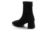 STEVE MADDEN Stretch & Sock Boots Women"s Black/Apricot