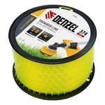 Леска для триммера звезда, 2,0мм х 374м, на DIN катушке FLEX CORD,  Denzel