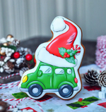 Машина новогодняя №3 в шапке