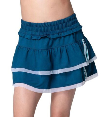 Теннисная юбка для девочки Lucky in Love Girls Winner's Circle - navy