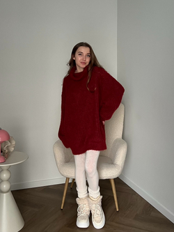 Свитер Альма красный