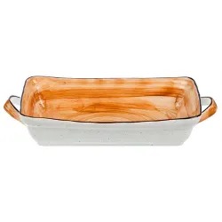 Блюдо прямоугольное 30*19,5*5,4 см 1900 мл с ручками Organic Fusion P.L. Proff Cuisine [1]