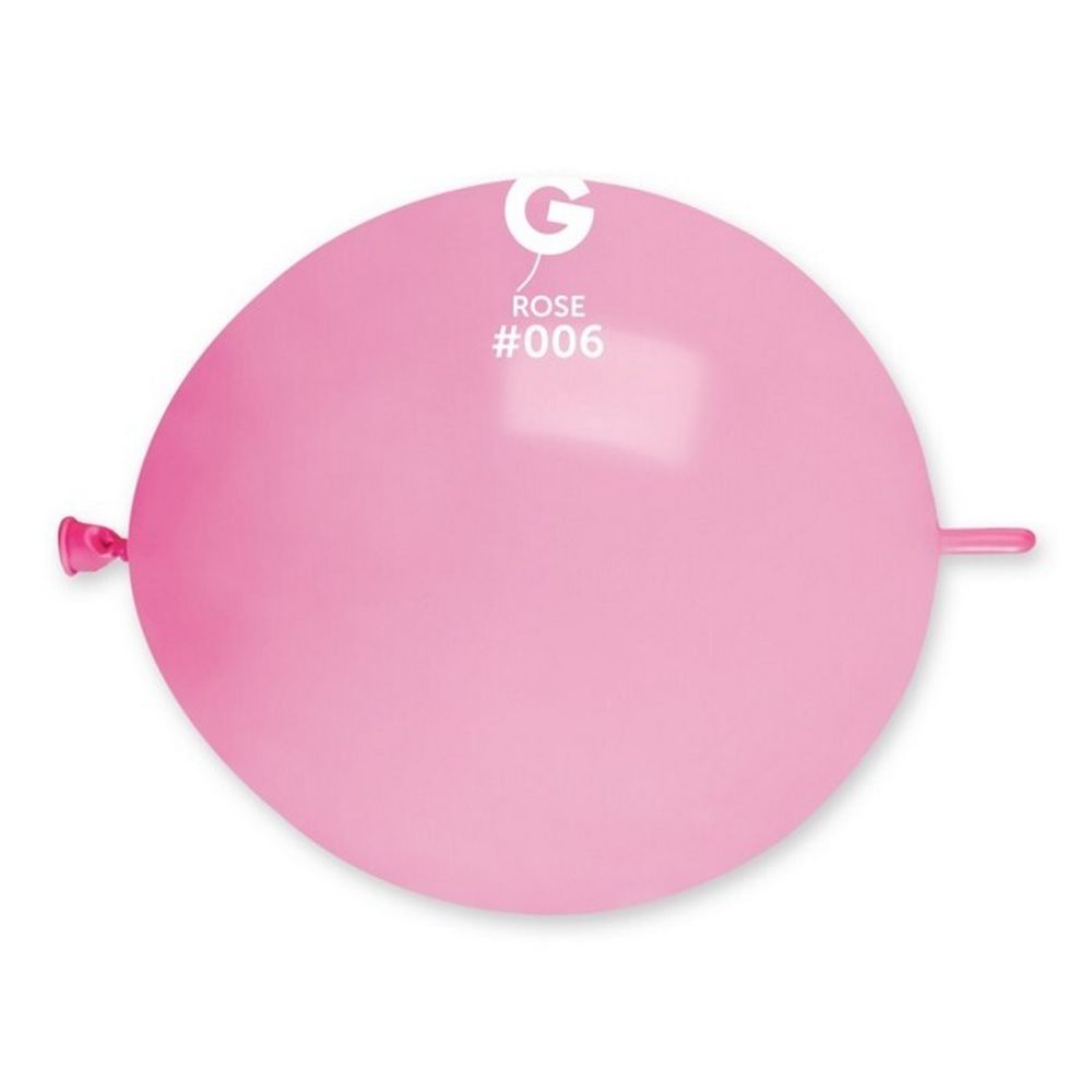 Шары Link-O-Loon Gemar, цвет 006 пастель, розовый, 100 шт. размер 12&quot;