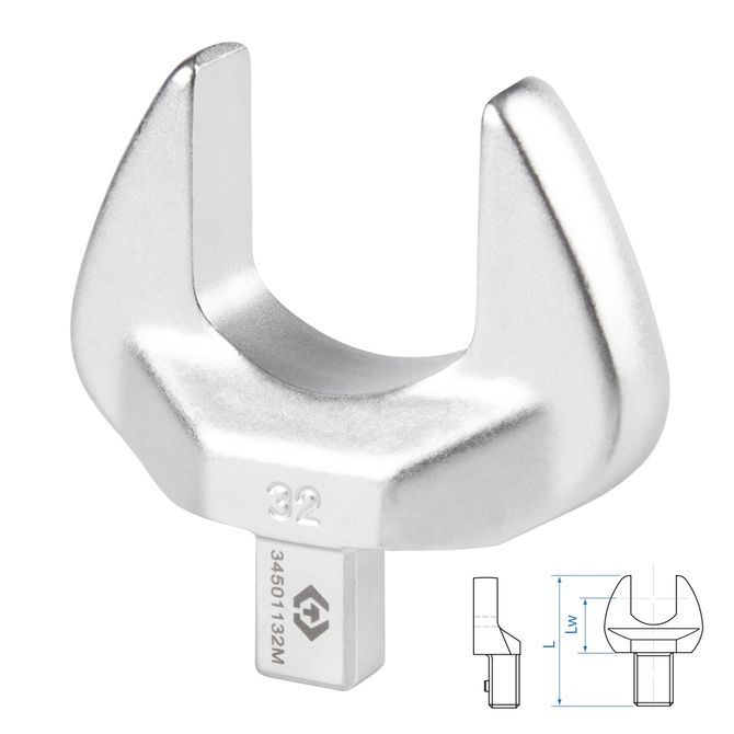 KING TONY (34501132M) Насадка рожковая серии "FIT", 32 мм, 9х12 мм