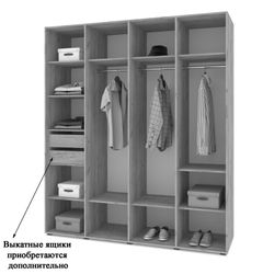 Шкаф четырехстворчатый Стоун С41 ЛДСП, MODERN, г. Ижевск