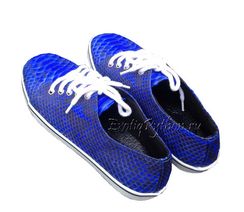 Кеды из кожи питона SH-36