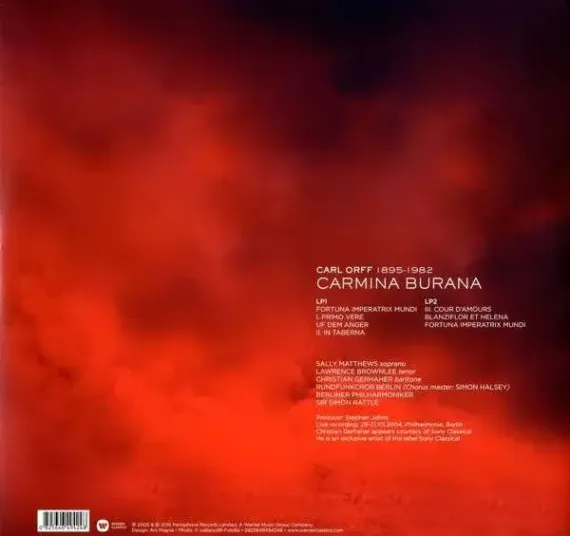 Carl Orff; Simon Rattle; Berliner Philharmoniker; Sally Matthews; Lawrence Brownlee; Christian Gerhaher - Carmina Burana