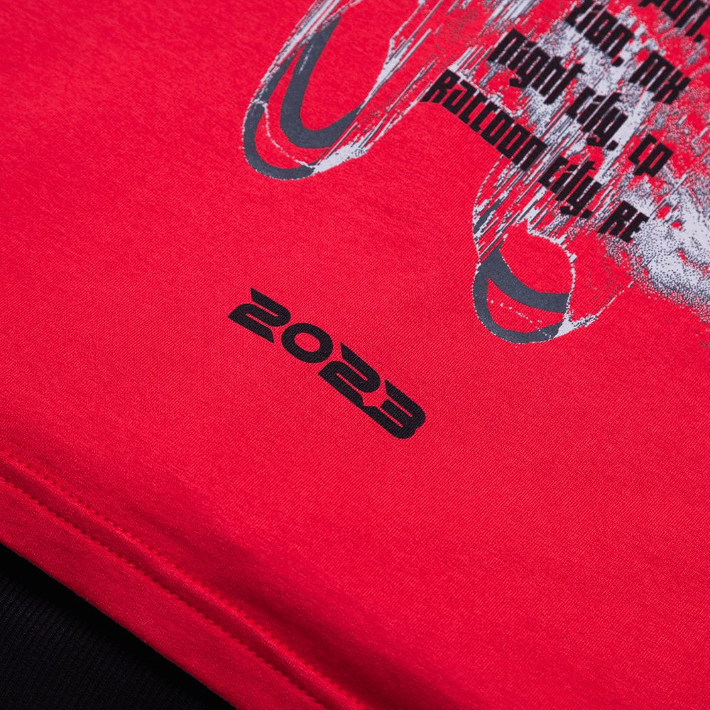 Худи Heartz Return of the Living Dead Color-Block красный