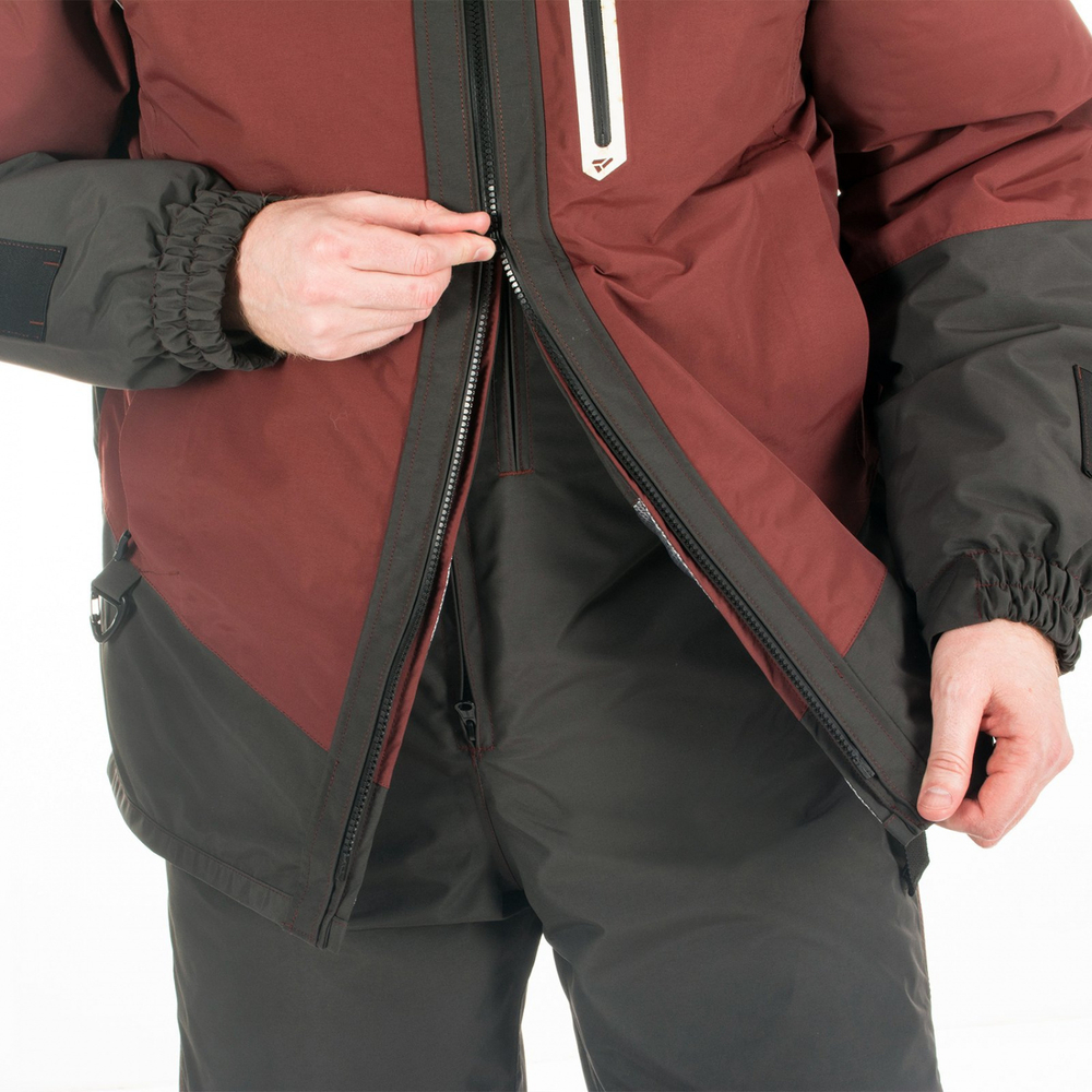 Зимний мужской костюм-поплавок ХСН Rescuer II NEW -45 (Hardguard) Махагон