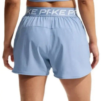 Женские Шорты теннисные Nike Pro Dri-Fit Mid Rise Brief Lined 3in Woven - work blue/white