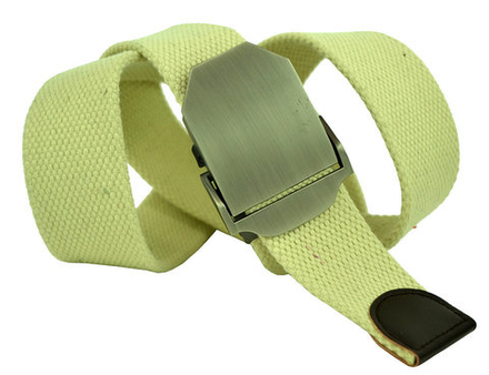 Ремень текстильный мужской бежевый стропа 4 см 40Stropa-085