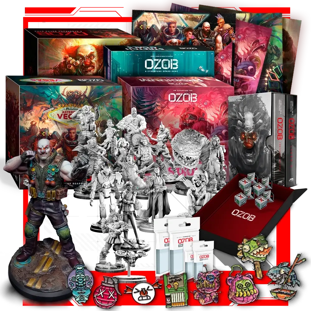 Ozob: A Cyberpunk Board Game - настольная игра