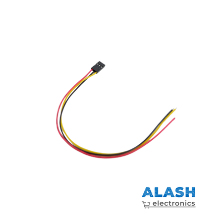 Соединительные провода для Arduino с разъемом типа "мама" с одной стороны и открытыми проводами для пайки с другой, длиной 30 см и с 3 пинами