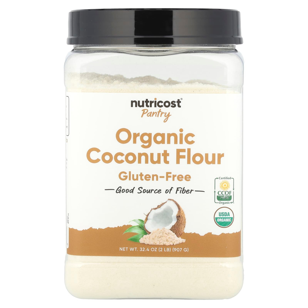 Nutricost, Pantry, органическая кокосовая мука, 907 г (32,4 унции)