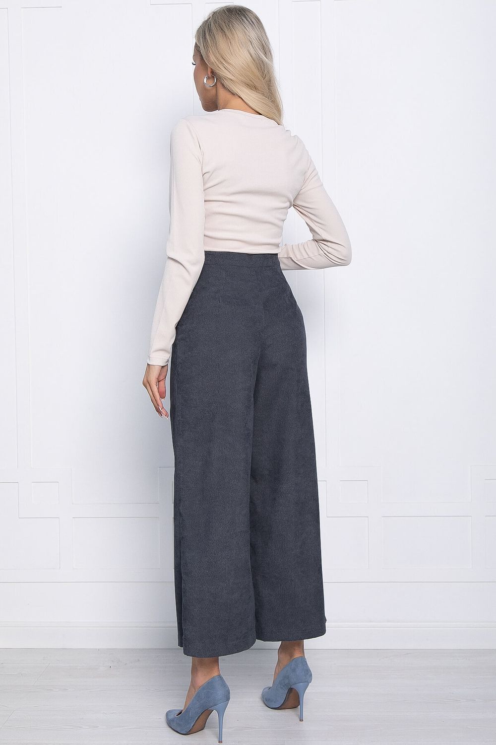 Брюки кюлоты Жаклин (серые) Б10995 LT Collection (Акция)