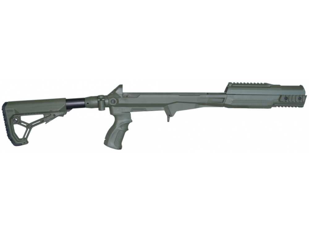 Ложа с рукояткой и прикладом GL-CORE для СКС, зелёный, FAB Defense