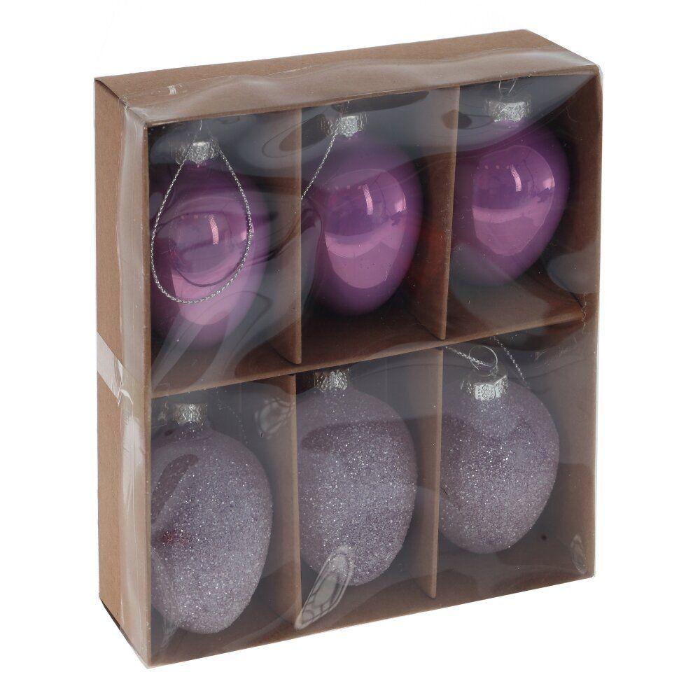 GAEM Набор из 6-ти изделий декоративных подвесных "Яйцо пасхальное" (4*5), L13 W15,5 H4 см