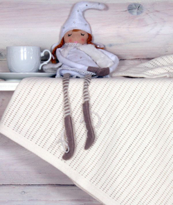 Элитный плед детский Lux 37 экрю от Luxberry