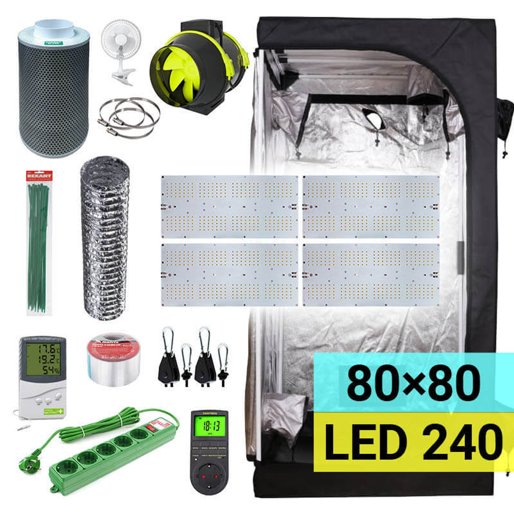 Готовый Гроубокс PROBOX Basic 80 / Quantum Board 240W