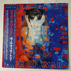 Винтажная виниловая пластинка LP Paul McCartney Tug Of War (Japan 1982) (Obi Copy)