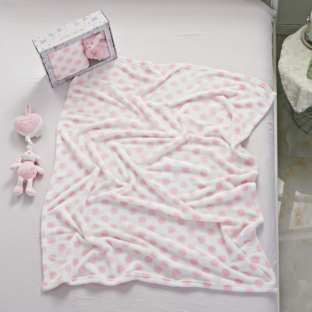 Плед детский с игрушкой Sofi De MarkO №2 розовый