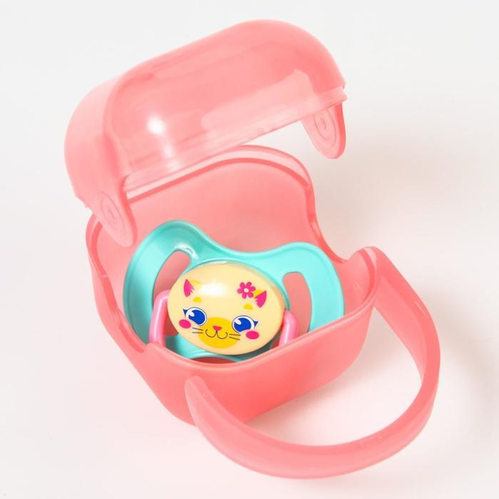 6478611 Соска-пустышка ортодонтическая силиконовая в контейнере «Которусалка»