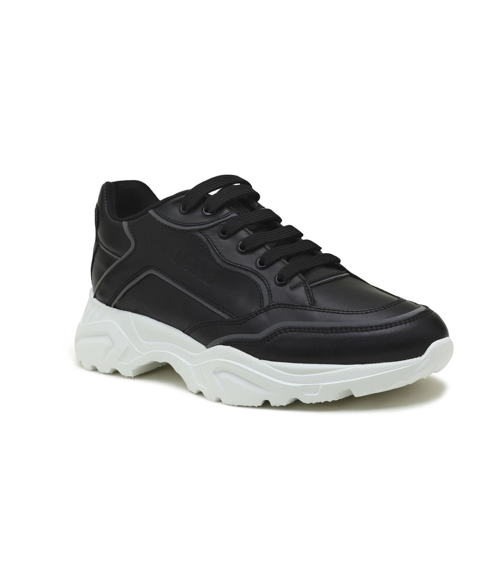 Кожаные кроссовки Valentino - черный(95N0805VIT)