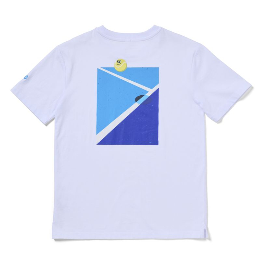 Детская теннисная футболка Australian Open Kids Court Tennis - white