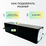 Термоусадочная трубка 150 мм x 1 метр для аккумуляторных батарей, рукав пленка АКБ, термоусадка для АКБ
