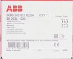 Автоматический модульный выключатель 3п C SH203L 4.5кА 20А 2CDS243001R0204