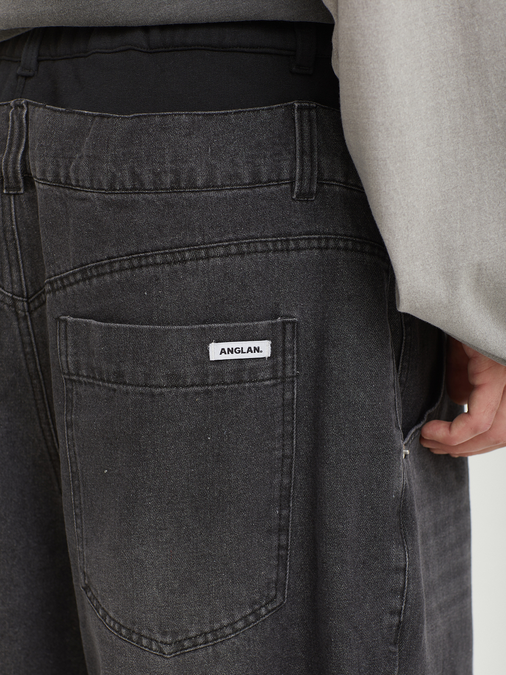 Мужские Брюки Denim Layered Sweat